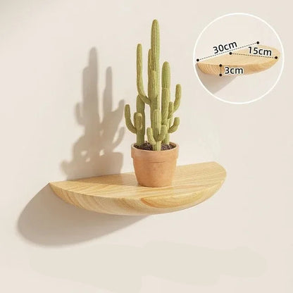 étagère murale suspendu en bois - Bois-30cm