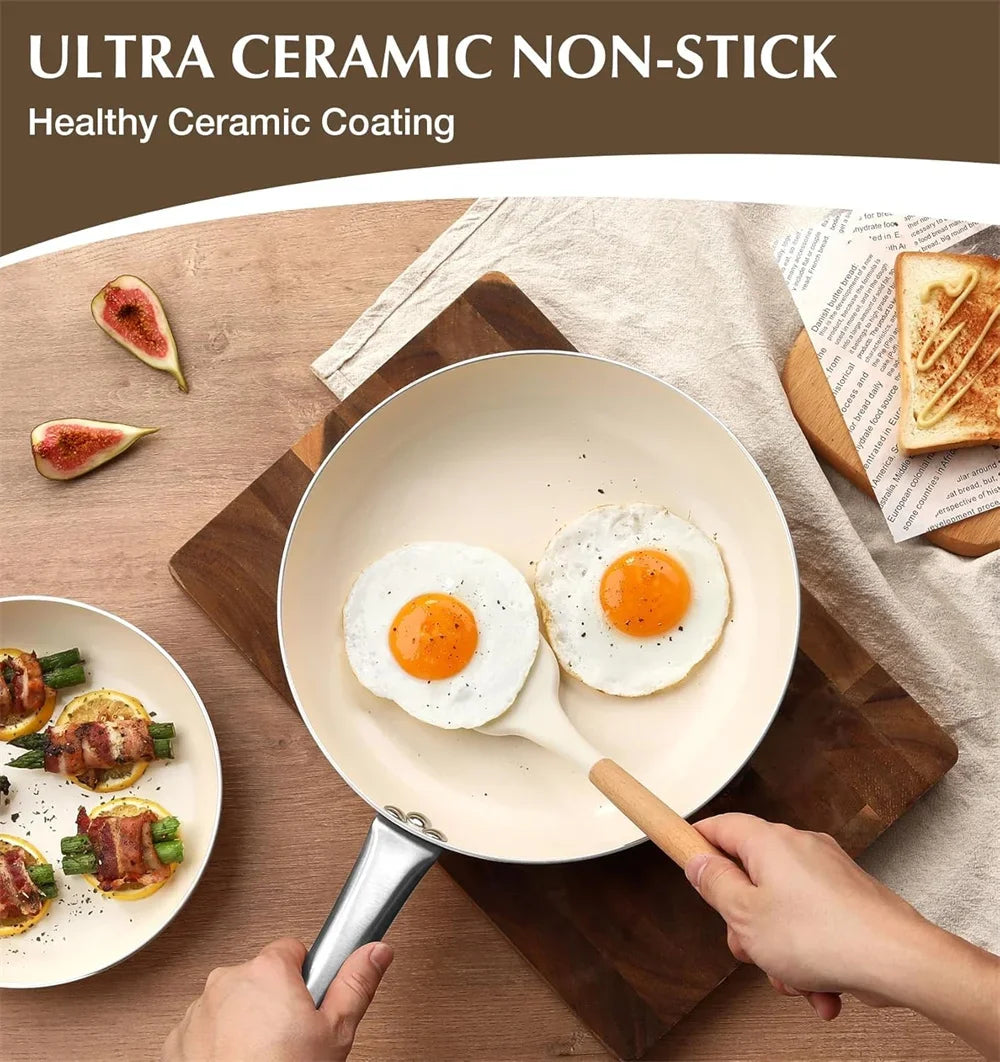 Poêle céramique pour usage multiple -