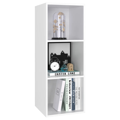 Étagère blanche 3 cube en bois 30x30x80cm - Blanc