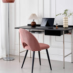 Chaise salle à manger lot de 4 à dossier creux -