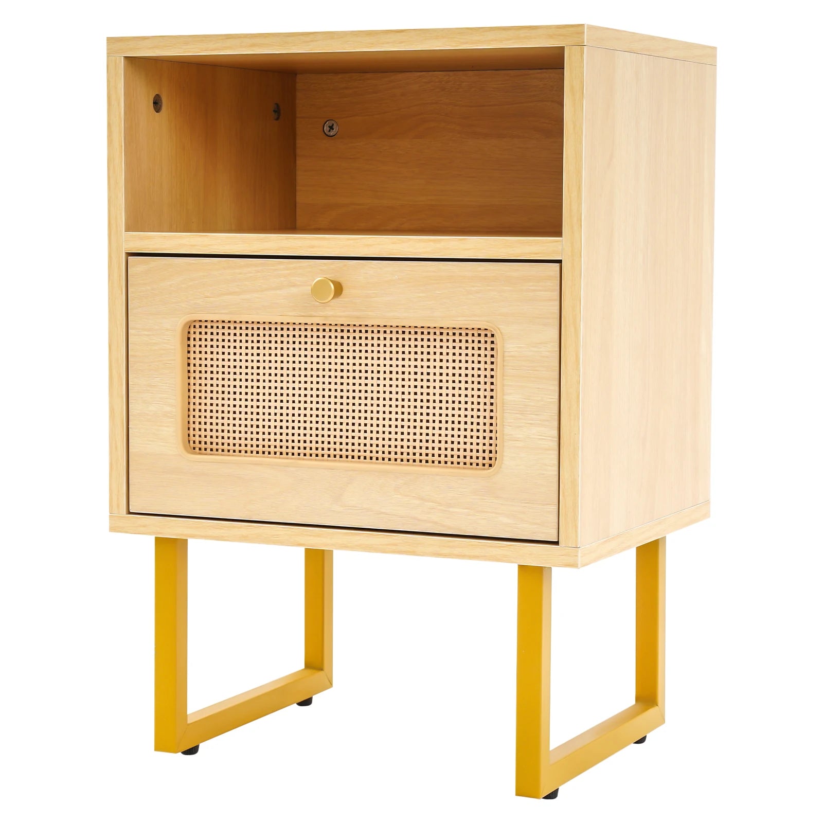 Table de nuit rotin robuste -