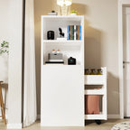 Meuble de rangement salon moderne étroit -