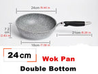 Poêle céramique induction wok - Wok 24cm