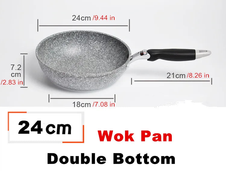 Poêle céramique induction wok - Wok 24cm