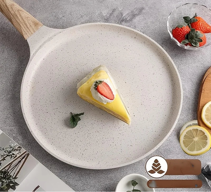Poêle céramique idéale pour omelette et steak -