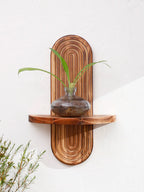 étagère bois ancien 1 pièce bohoo -