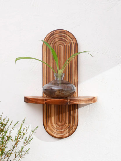 étagère bois ancien 1 pièce bohoo -