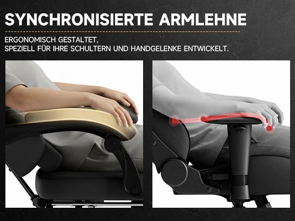 Chaise de bureau en cuir idéal pour gamer -