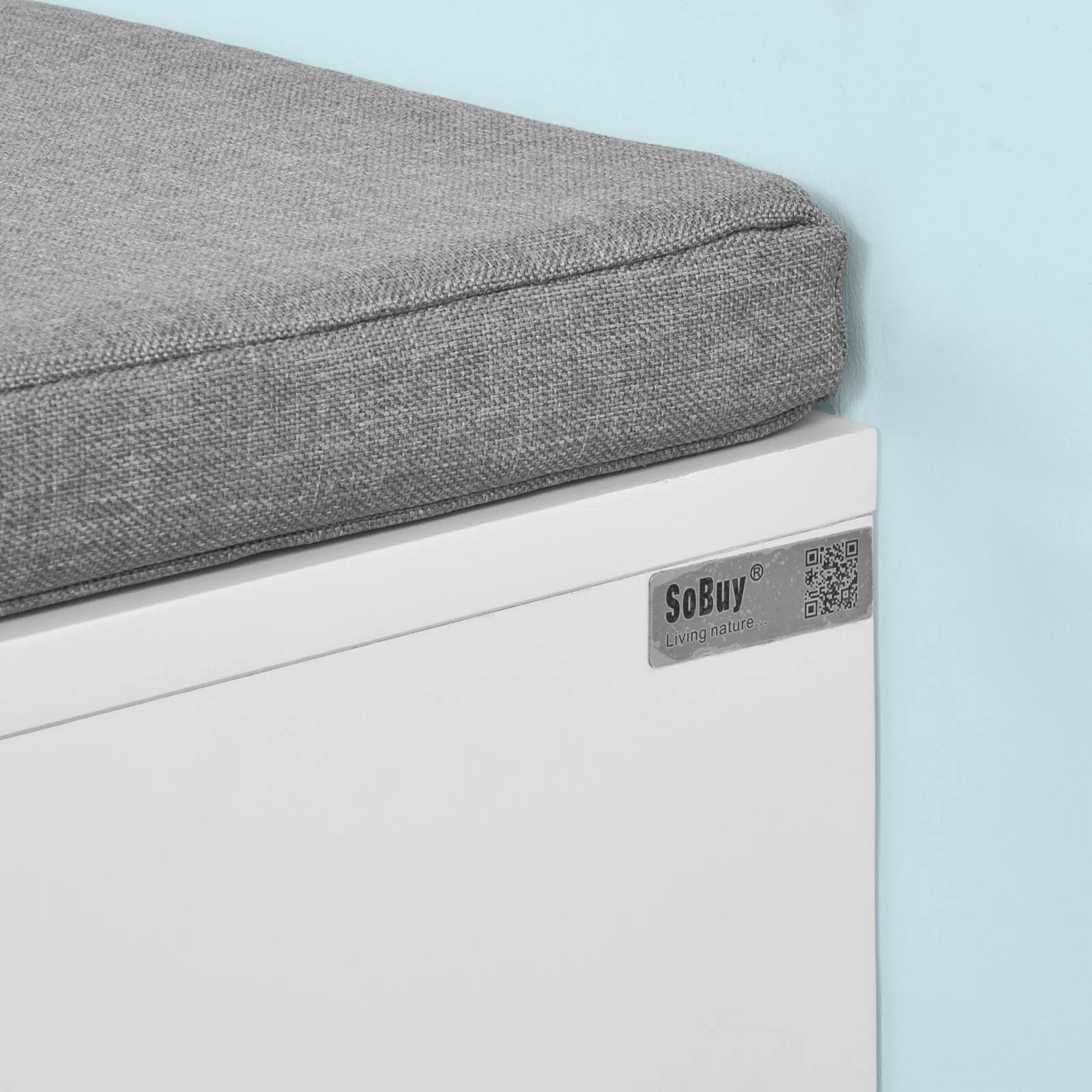 Meuble à chaussure avec assise cousin aux dimensions de 80x46x35cm -