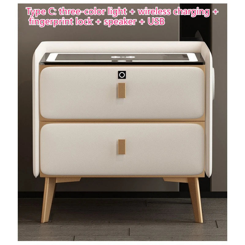 Table de nuit bois moderne de luxe - IJ