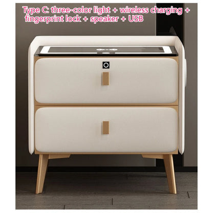 Table de nuit bois moderne de luxe - IJ