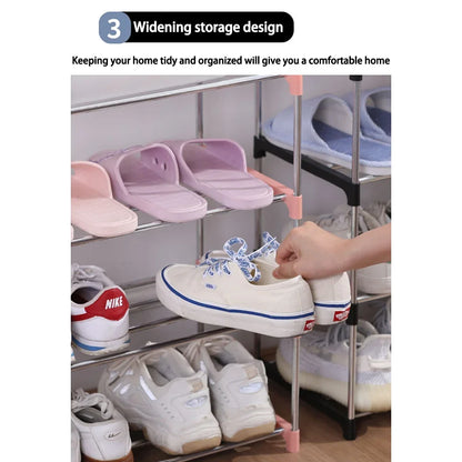 Étagère chaussures étroite simple -