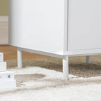 Table de chevet solide avec 1 porte -