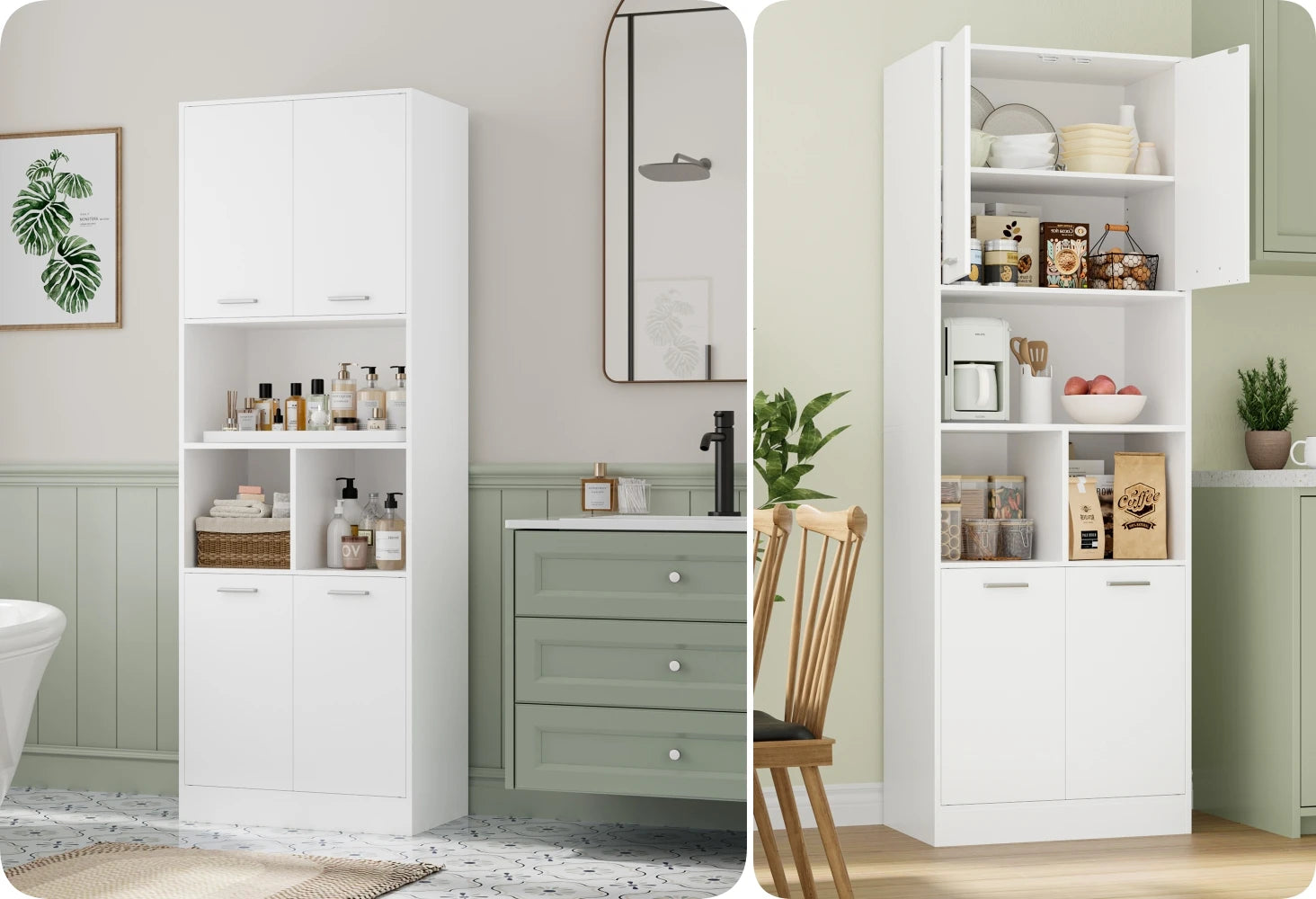 Meuble de rangement pour chambre adulte ou salon 180.5x60x40cm -