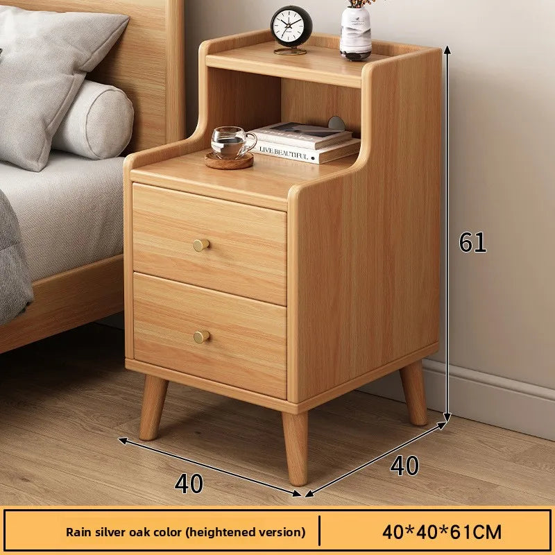 Table de chevet bois foncé de haute qualité - BC