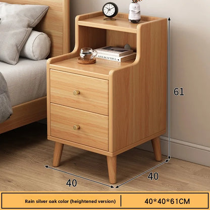 Table de chevet bois foncé de haute qualité - BC