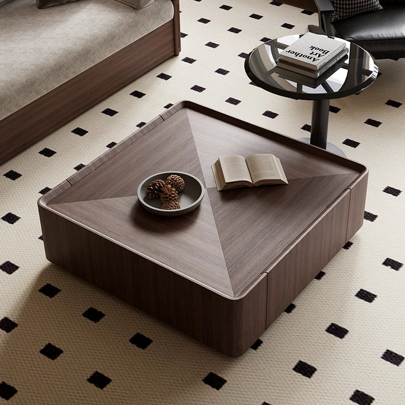 Table basse bois pour hôtel ou maison de luxe -