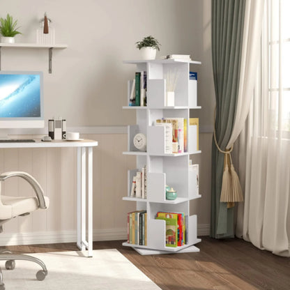 Étagère cube pivotante en bois -