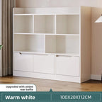 Meuble de rangement salle de bain pas cher multi compartiments - G-Blanc 100CM