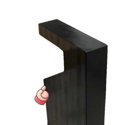 Table basse carrée en bois massif noyer -