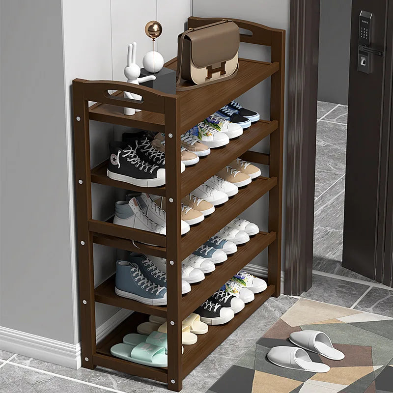Meuble à chaussure entrée à bambou de haute qualité -