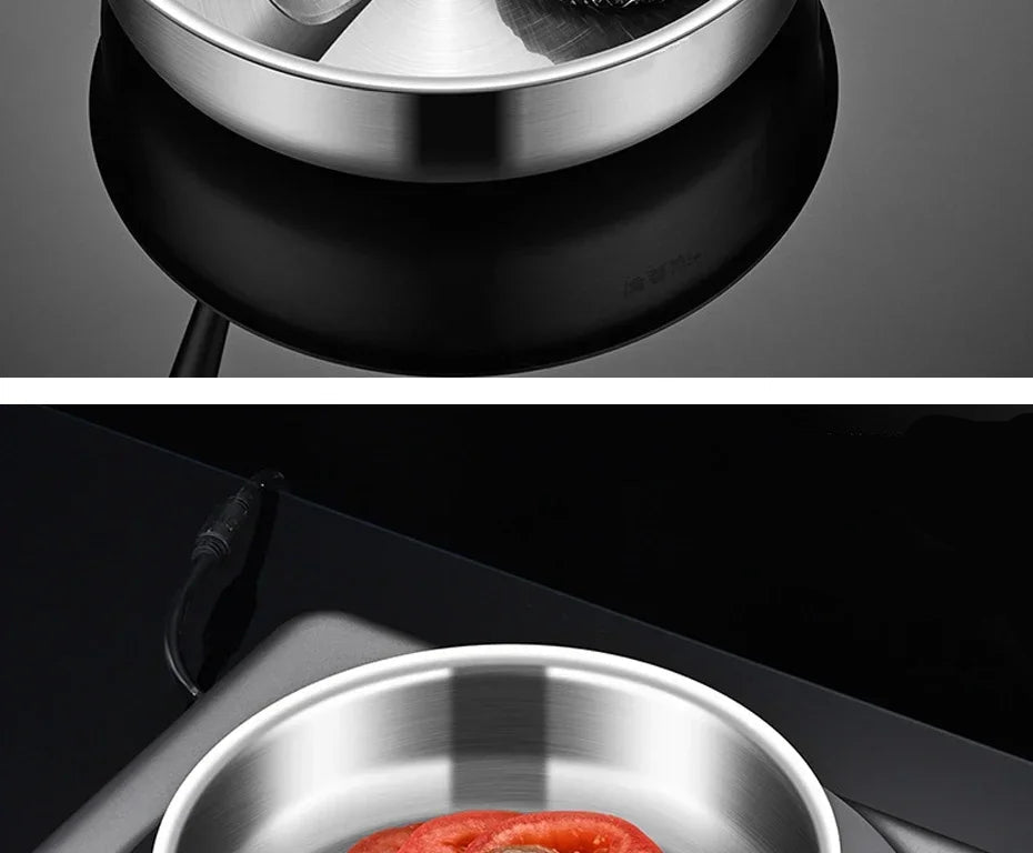 Poêle inox de petite taille de qualité -