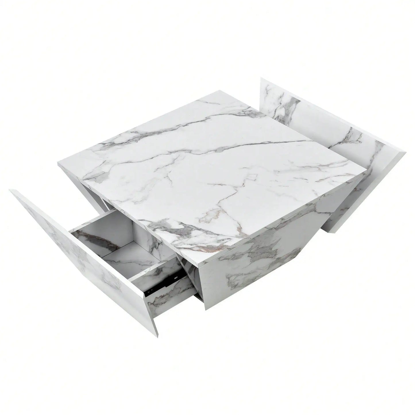 Table basse marbre blanc -