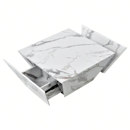 Table basse marbre blanc -