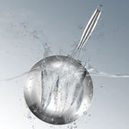 Poêle inox Professionnel de qualité disponible en 22cm 24cm 26cm 28cm -