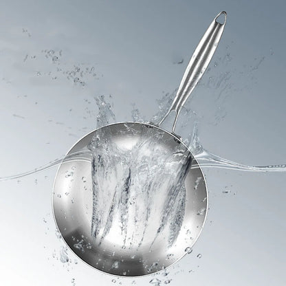 Poêle inox Professionnel de qualité disponible en 22cm 24cm 26cm 28cm -