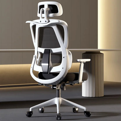 Chaise de bureau haute réglable - style1 Blanc