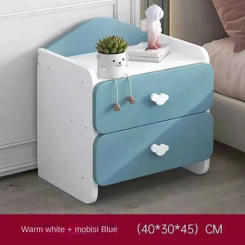 Table de nuit pour enfants à doubles tiroirs - B