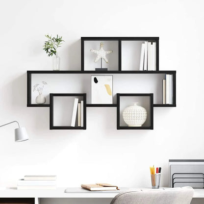 étagère murale salon 82x15x51 cm -