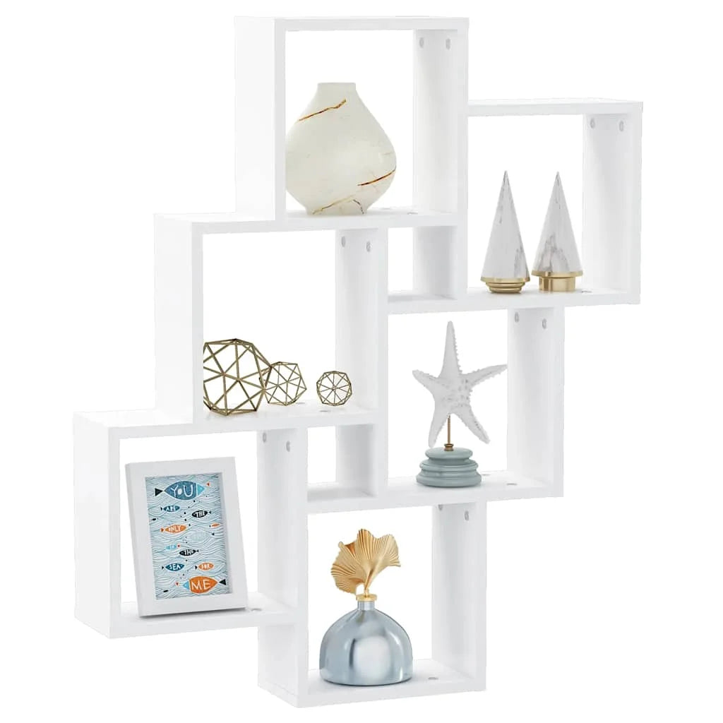 étagère murale design moderne 78x15x93 cm -