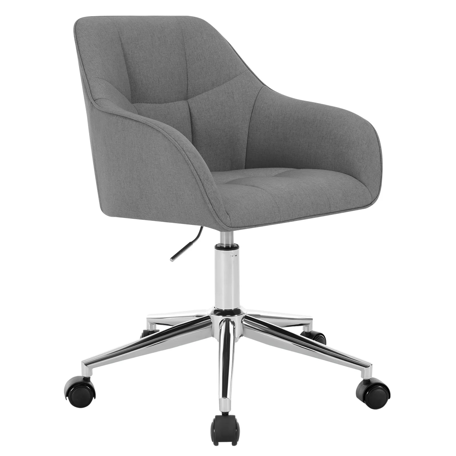Chaise de bureau pivotante en velours -