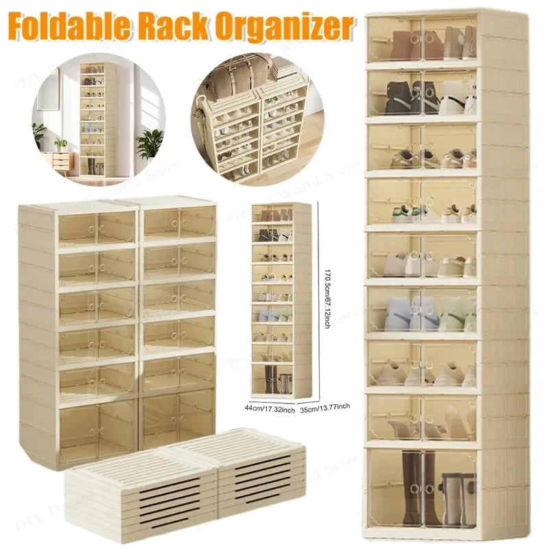 Meuble à chaussure chic cabinet multifonction -