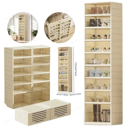 Meuble à chaussure chic cabinet multifonction -