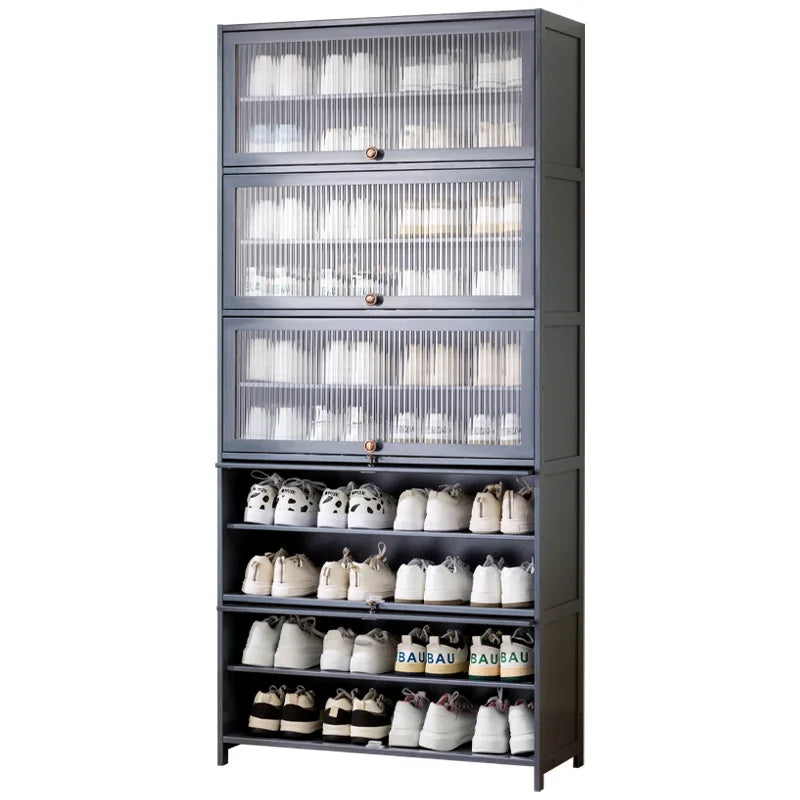 Meuble à chaussure multi niveaux à grande capacité -