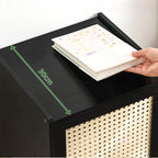 Table de nuit en bois brute -