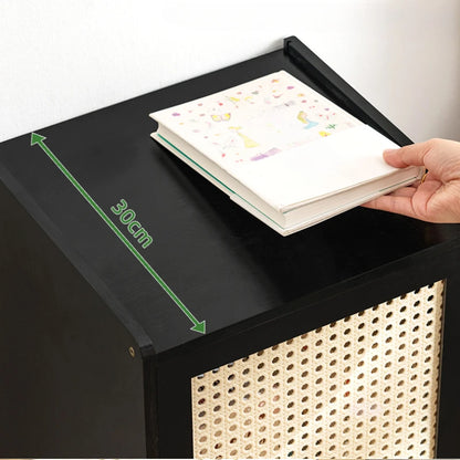 Table de nuit en bois brute -