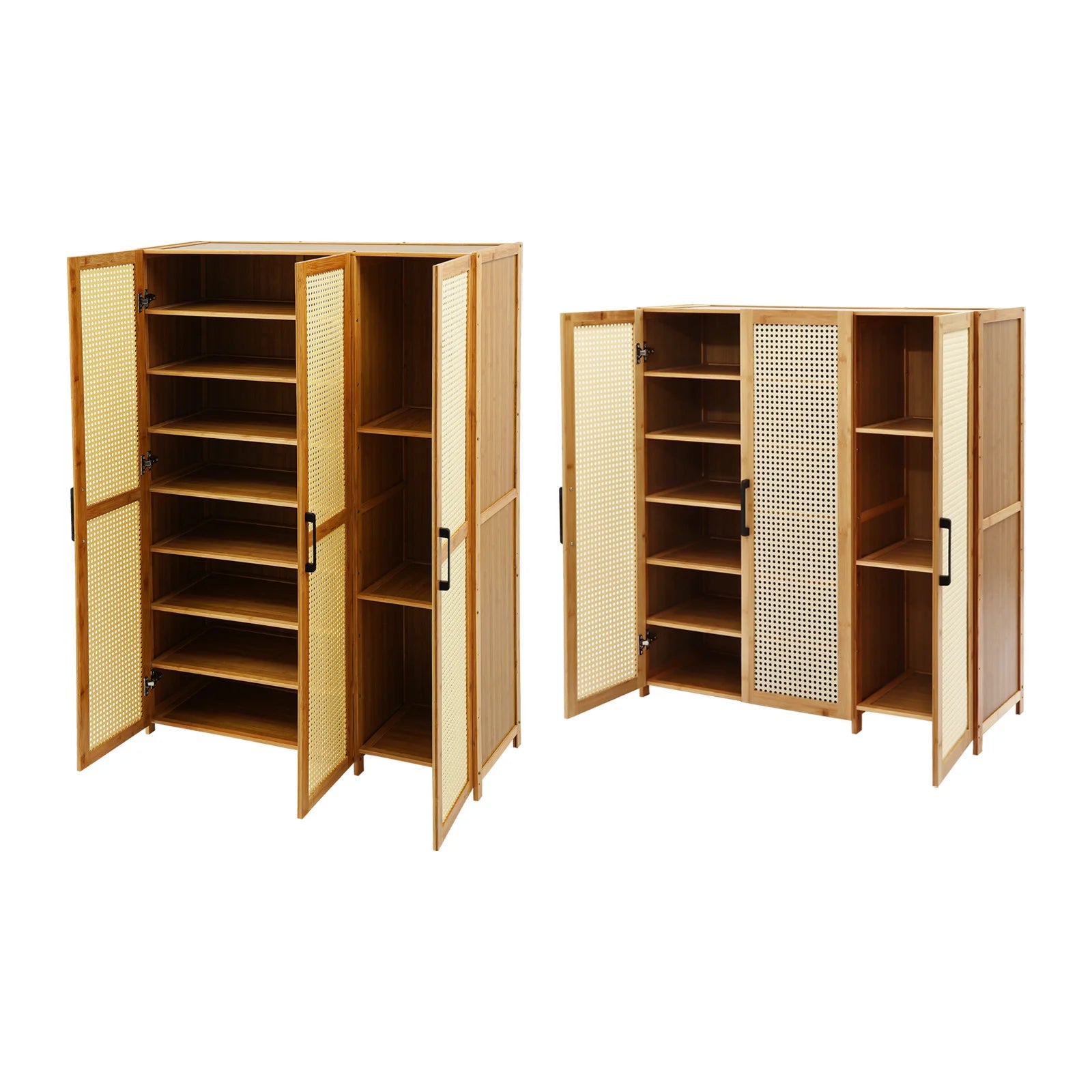 Meuble à chaussure en bambou de style décoratif -