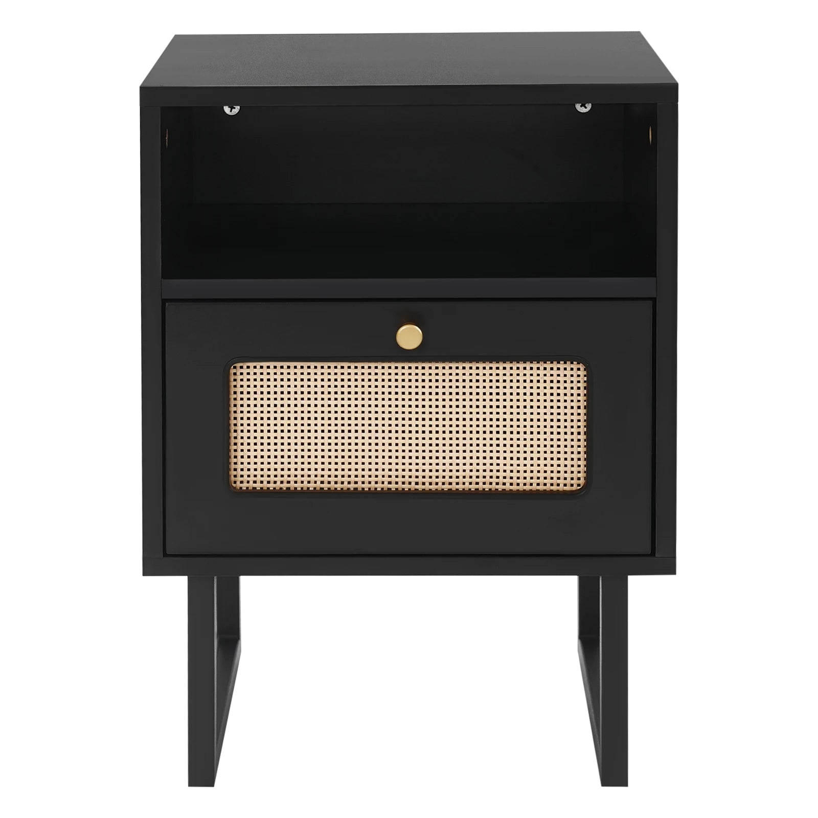 Table de nuit rotin robuste -