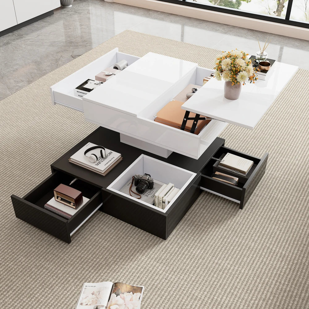 Table basse double plateau -