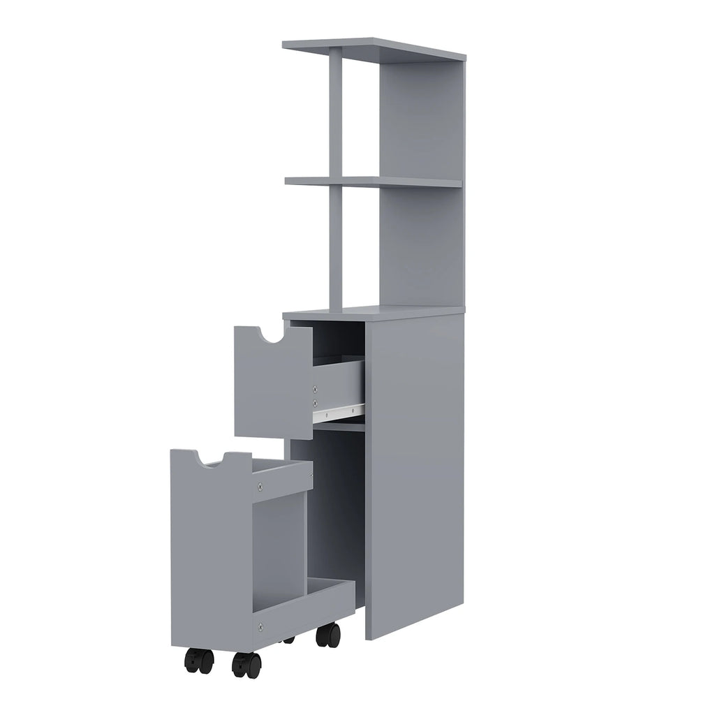 Meuble de rangement niche étroite de salle de bain -