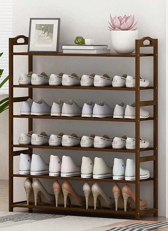 Meuble à chaussure entrée à bambou de haute qualité -