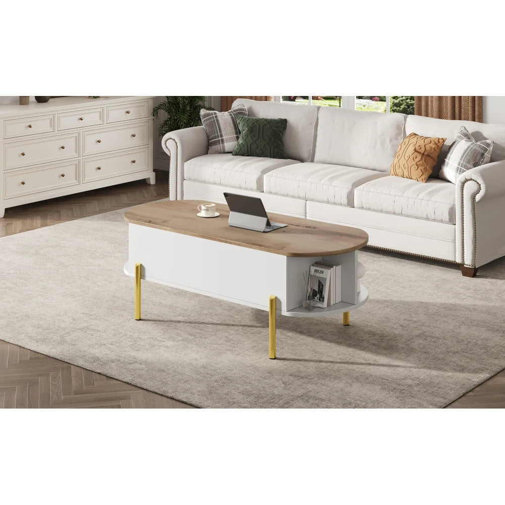 Table basse plateau relevable moderne -