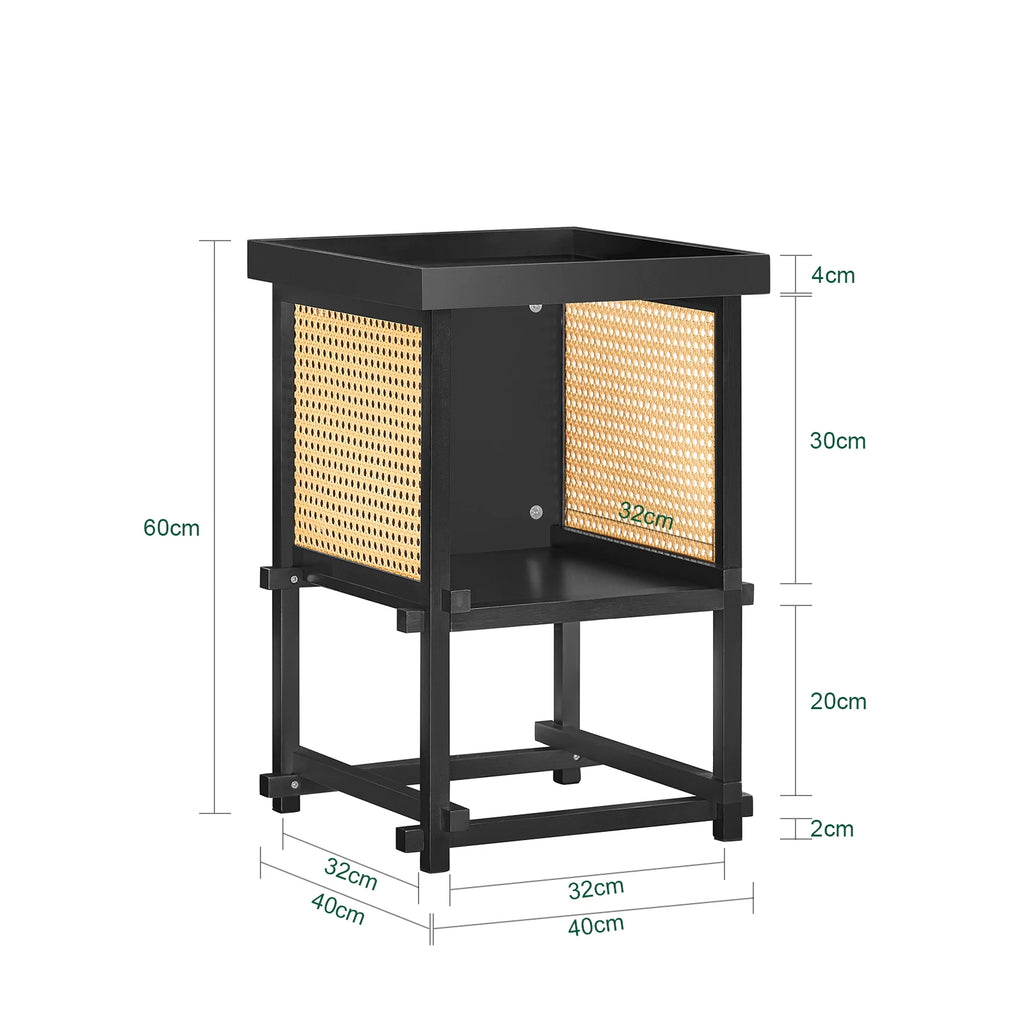 Table de chevet petite taille 40x60x40cm -