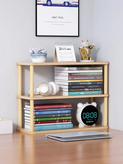 étagère bureau simple avec trois niveaux d'étages -