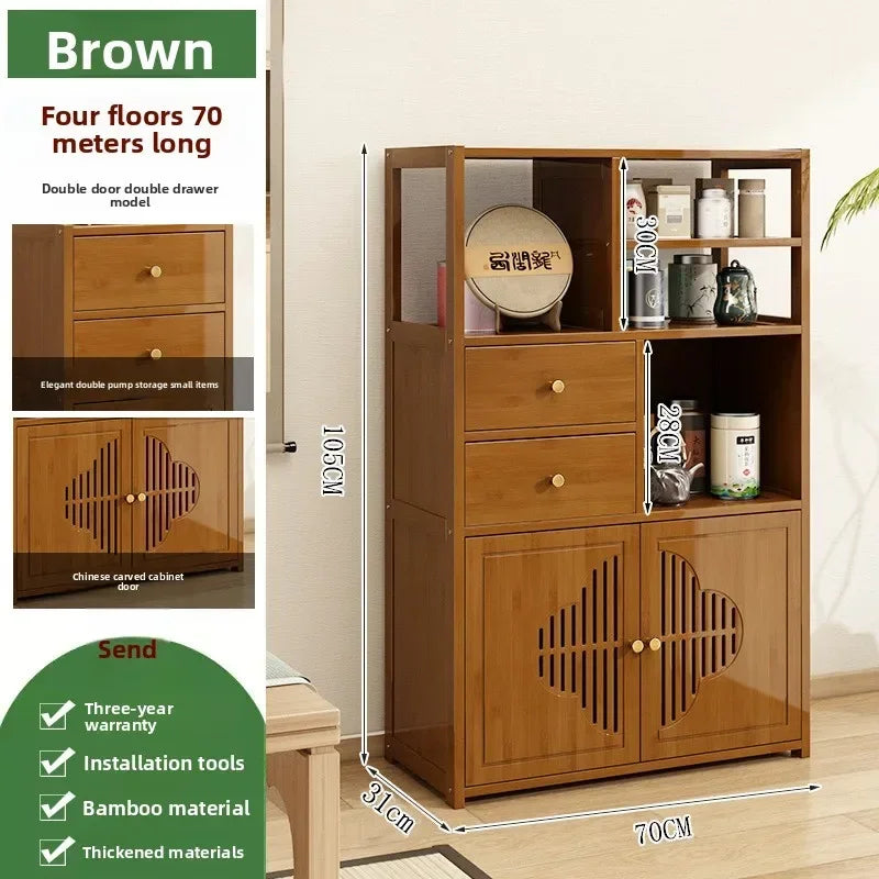 Meuble de rangement à casier marron - BC