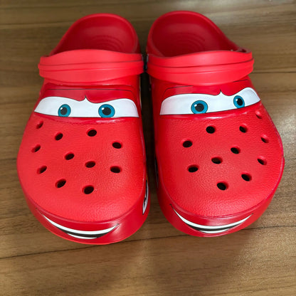 Crocs cars 95 McQueen avec jibbitz et fourrure interne -